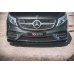 Накладка сплиттер на передний бампер на Mercedes V W447 AMG-Line рестайл